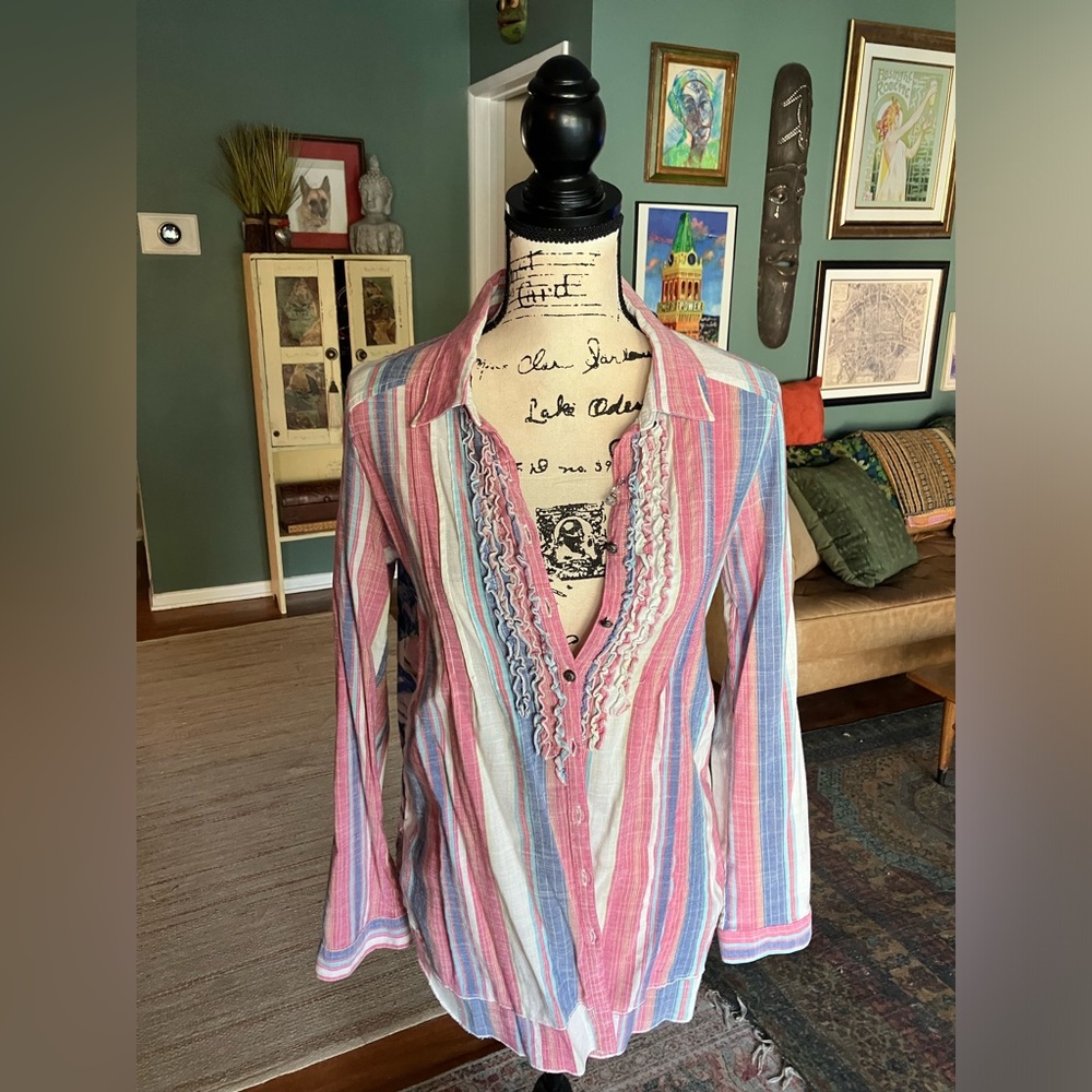 Cotton Embroidered Bohemian Blouse